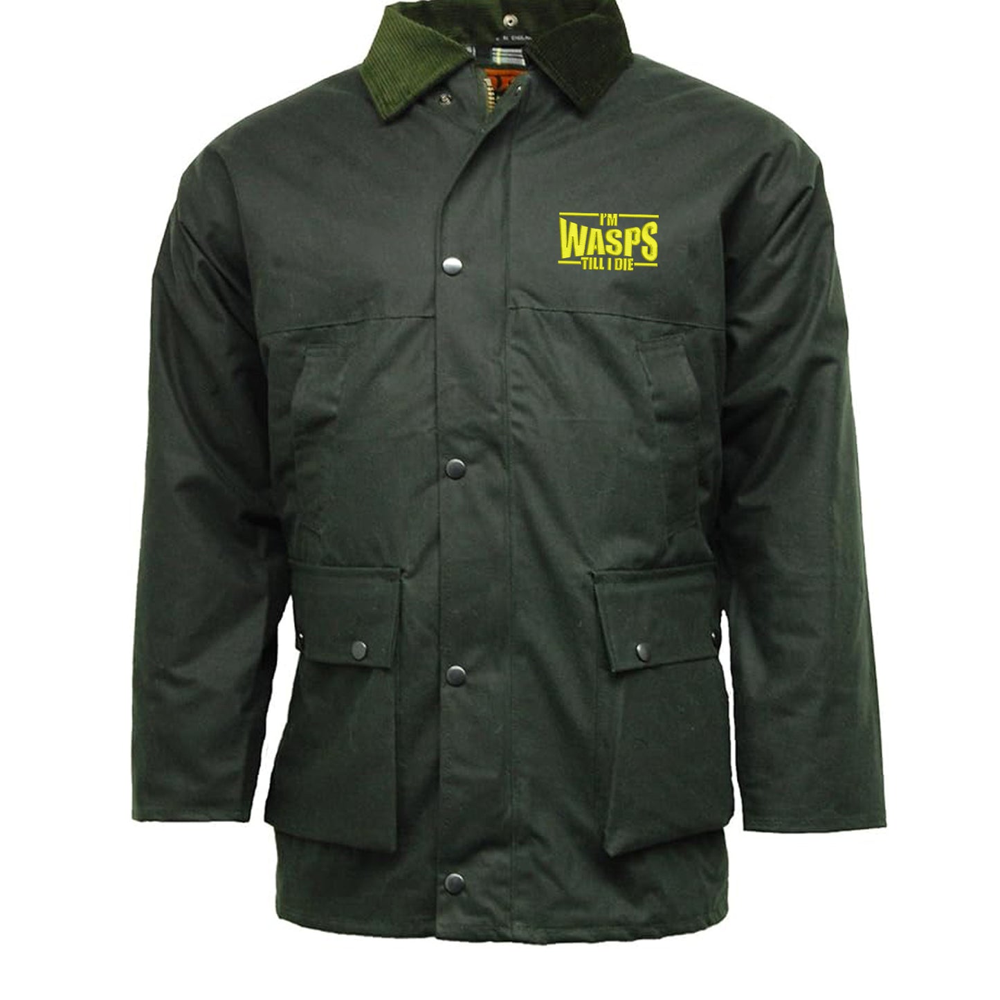 I'm Wasps Till I Die Padded Wax Jacket