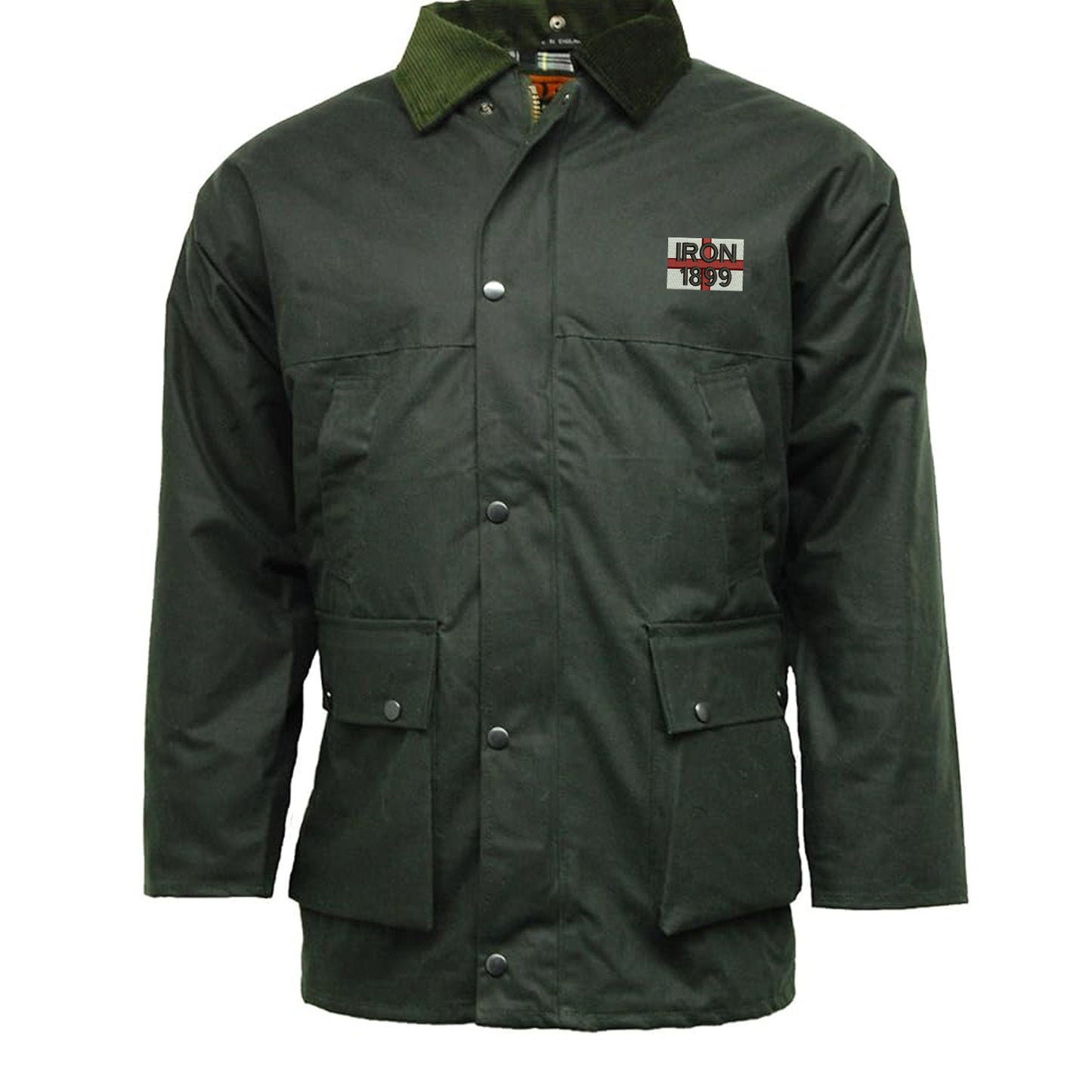 Iron 1899 Flag of England Wax Jacket