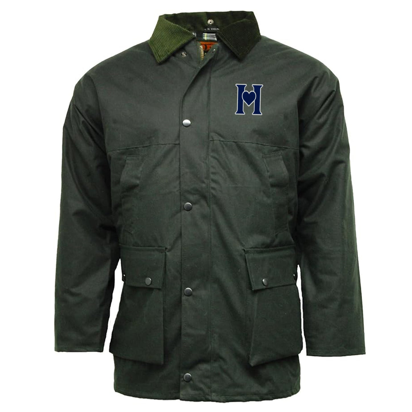 Retro Old School Hearts Football Coat