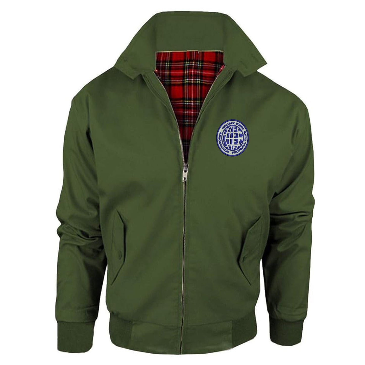 Retro Halifax 1970s Embroidered Classic Harrington Jacket