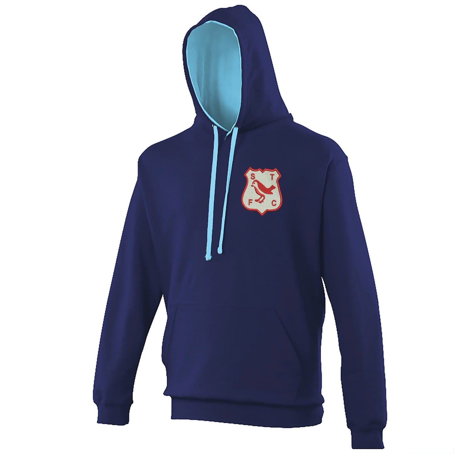 Retro Swindon 1961 Embroidered Contrast Hoodie