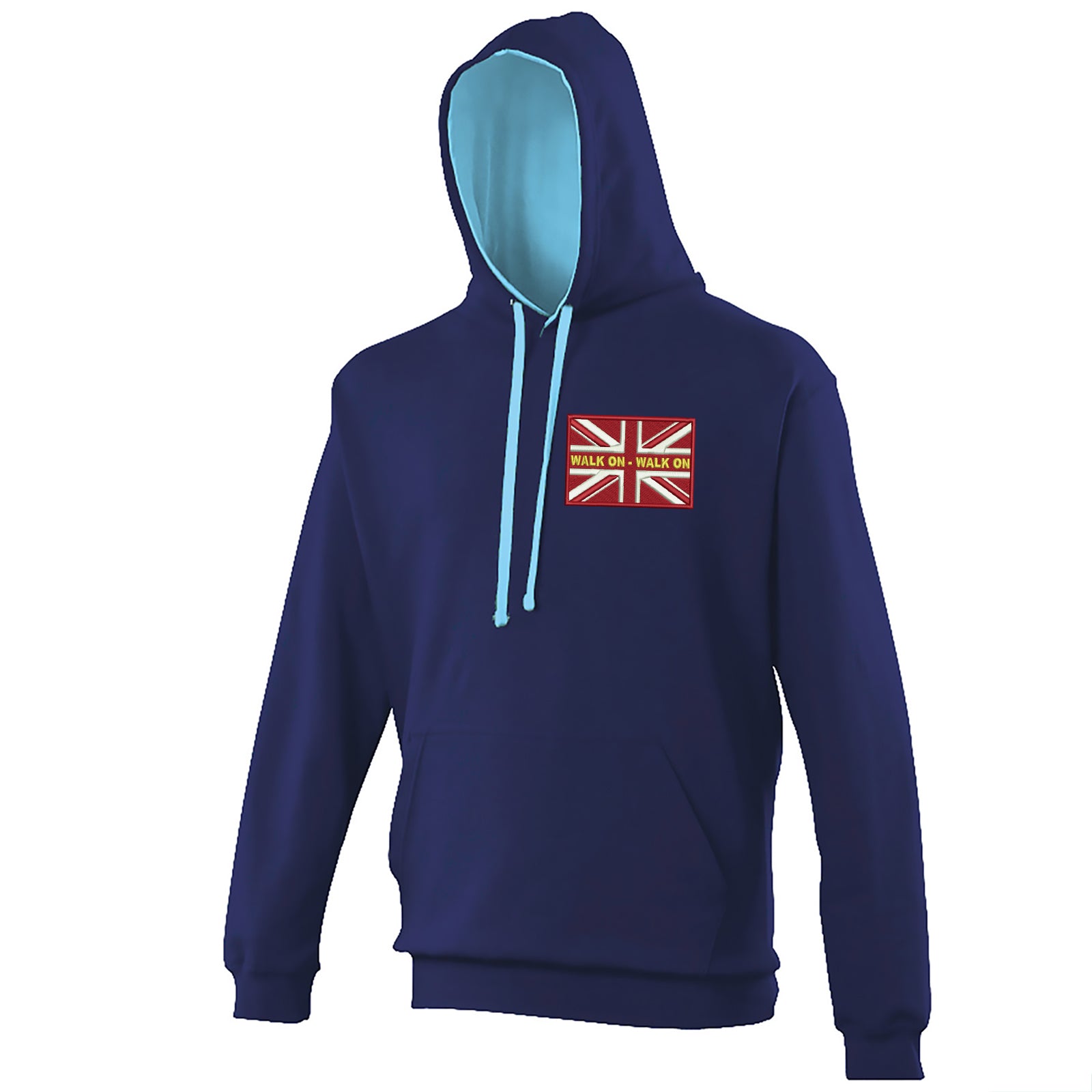 Walk On Walk On Coloured Union Jack Hoodie
