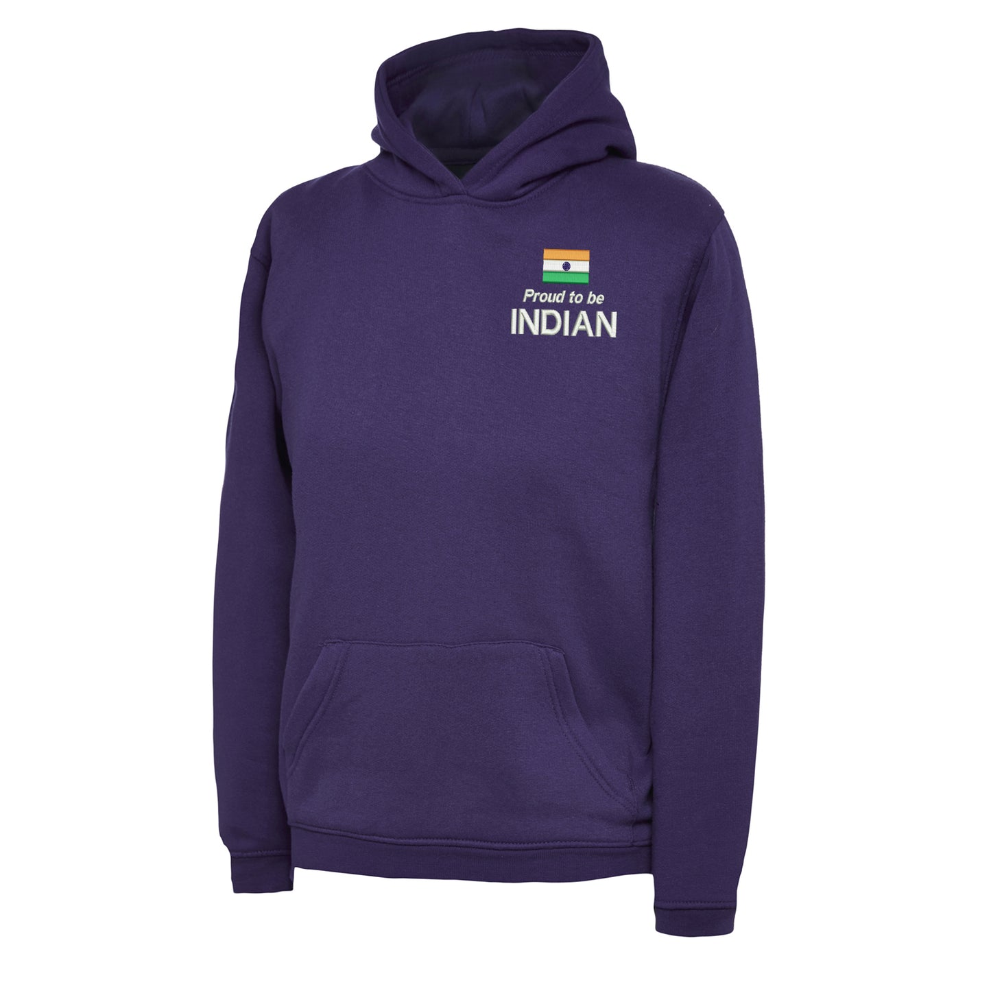 Proud to be Indian Embroidered Children's Hoodie