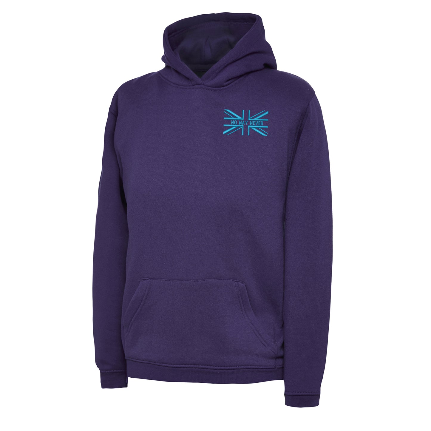 No Nay Never Union Jack Embroidered Children's Hoodie