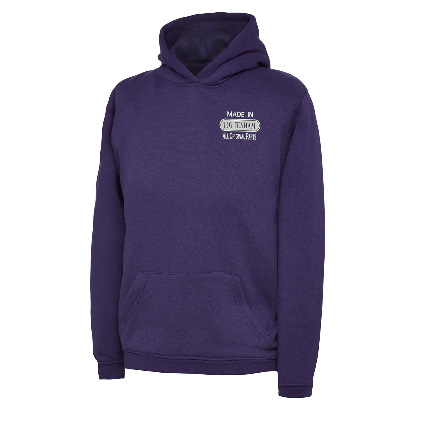Made in Tottenham All Original Parts Embroidered Children's Hoodie