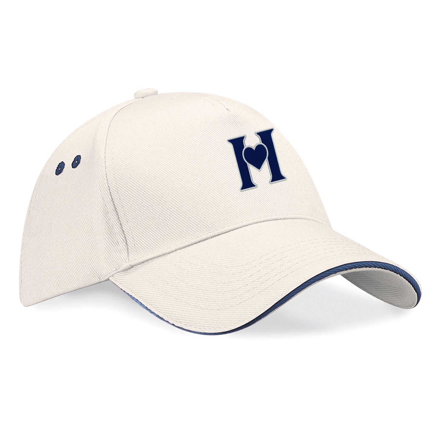 Retro Old School Hearts Football Baseball Cap