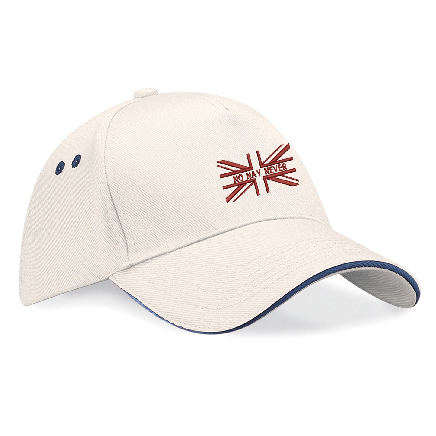 No Nay Never Union Jack Baseball Cap