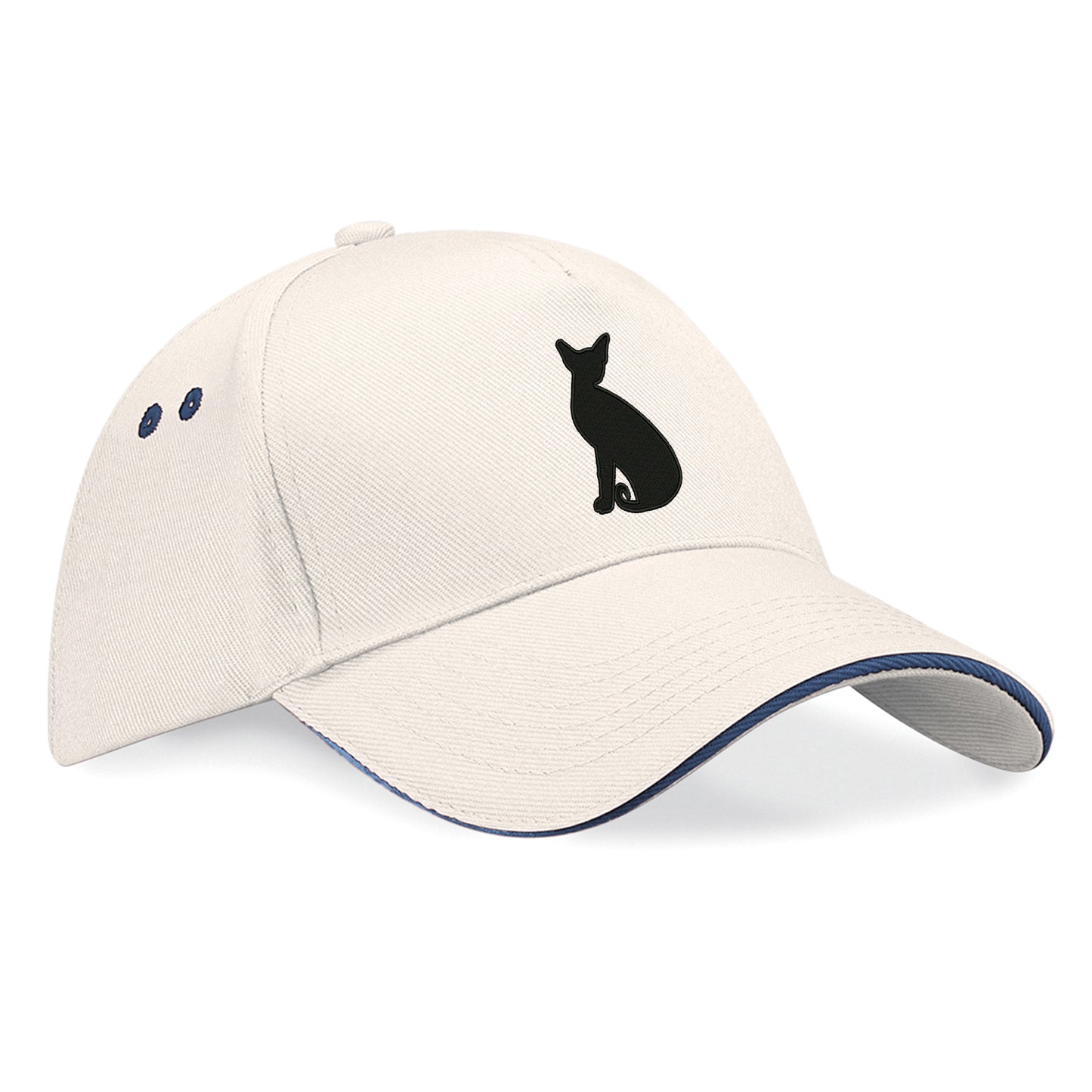 Siamese Cat Embroidered Baseball Cap