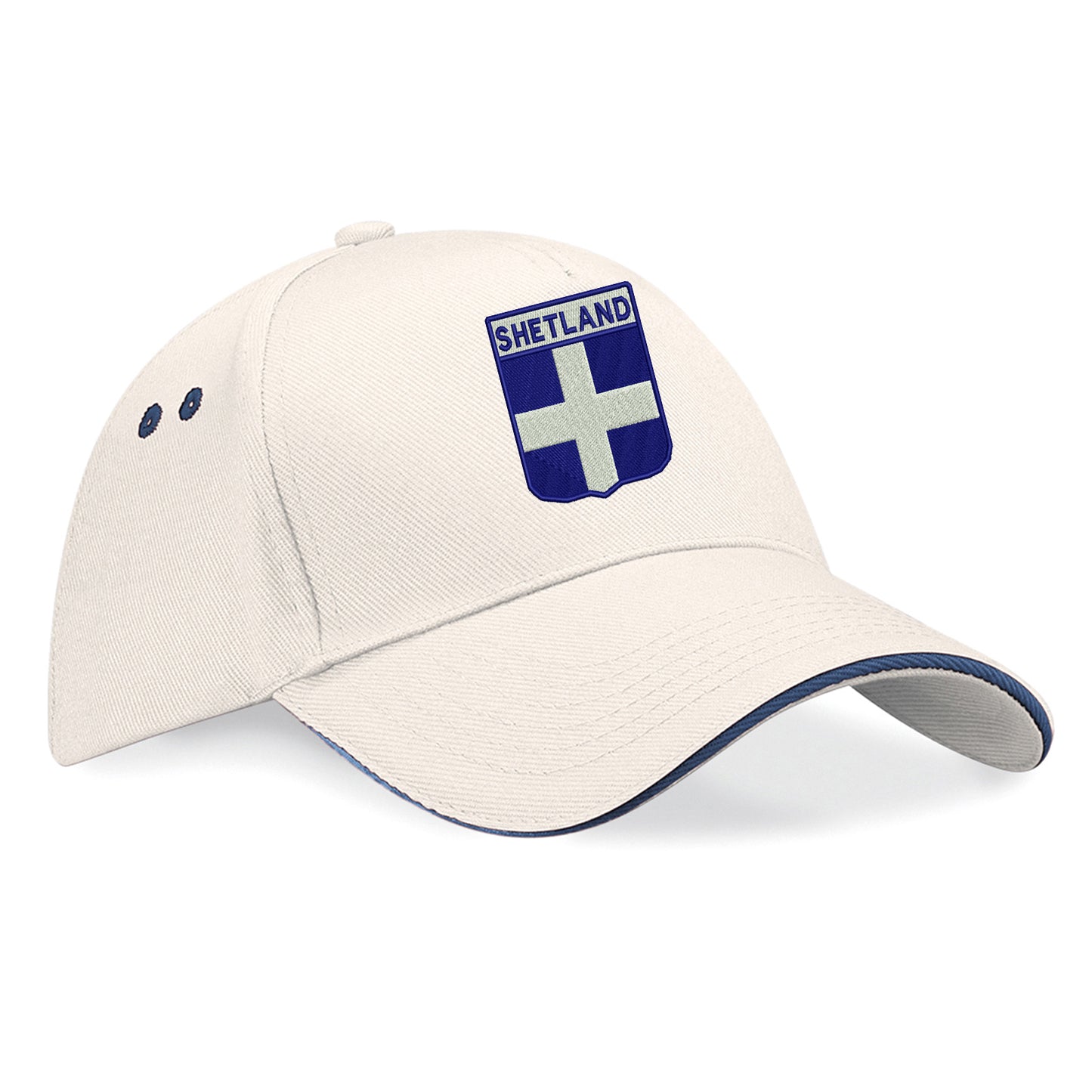 Shetland Flag of Scotland Shield baseball cap