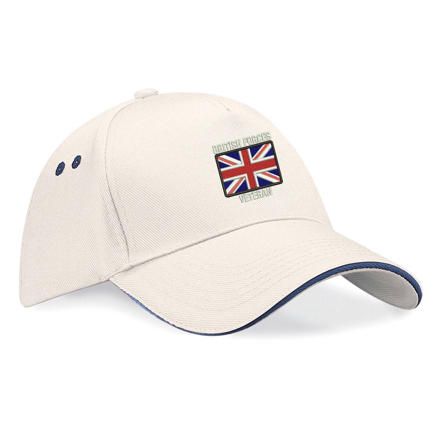 British Forces Veteran Embroidered Baseball Cap