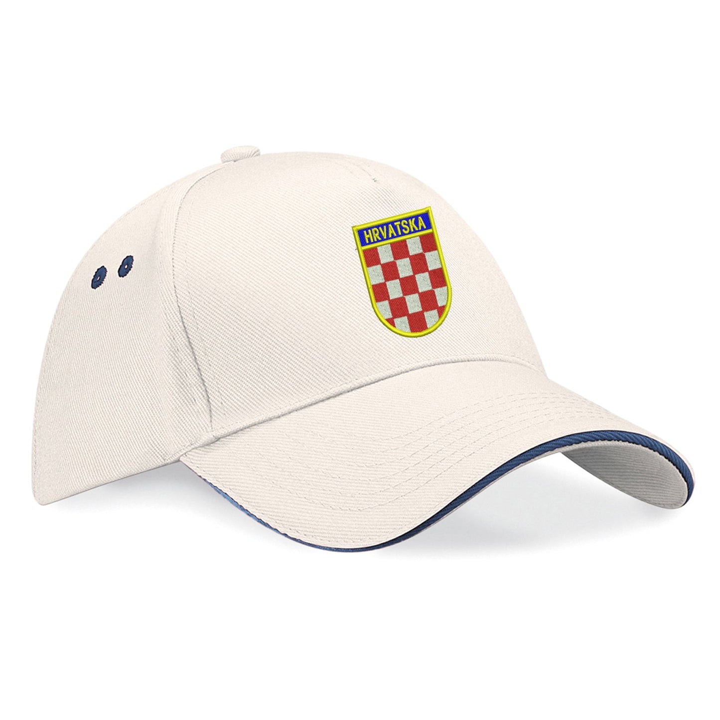 Retro Croatia 1960s Baseball Cap