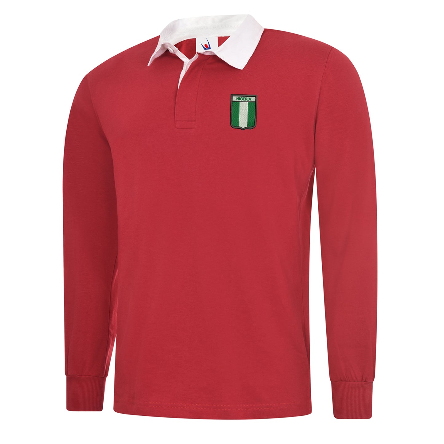 Flag of Nigeria Shield Rugby Shirt