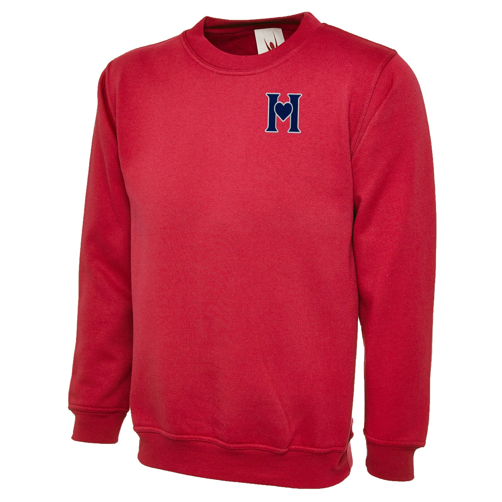 Retro Old School Hearts Football Sweatshirt