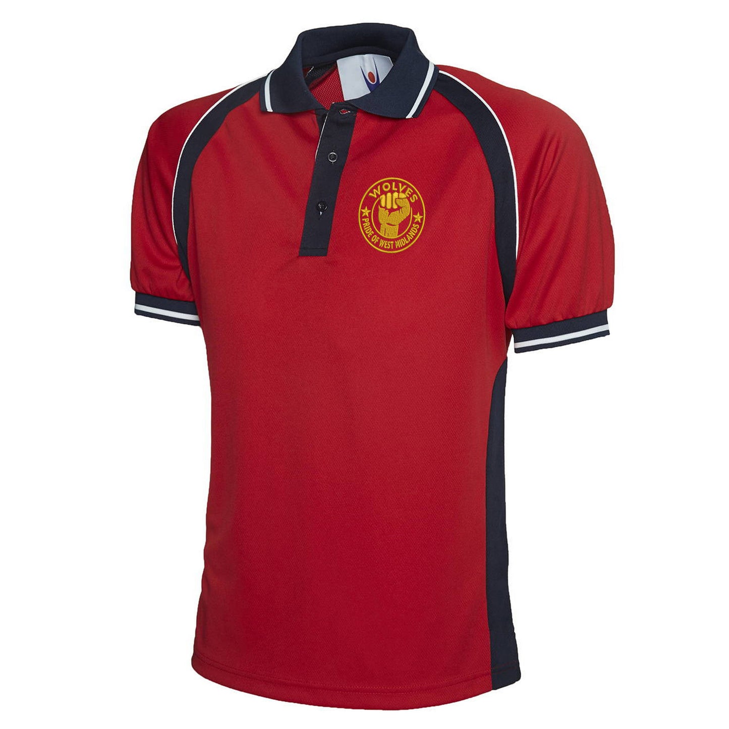 Wolves Pride of West Midlands Embroidered Sports Polo Shirt