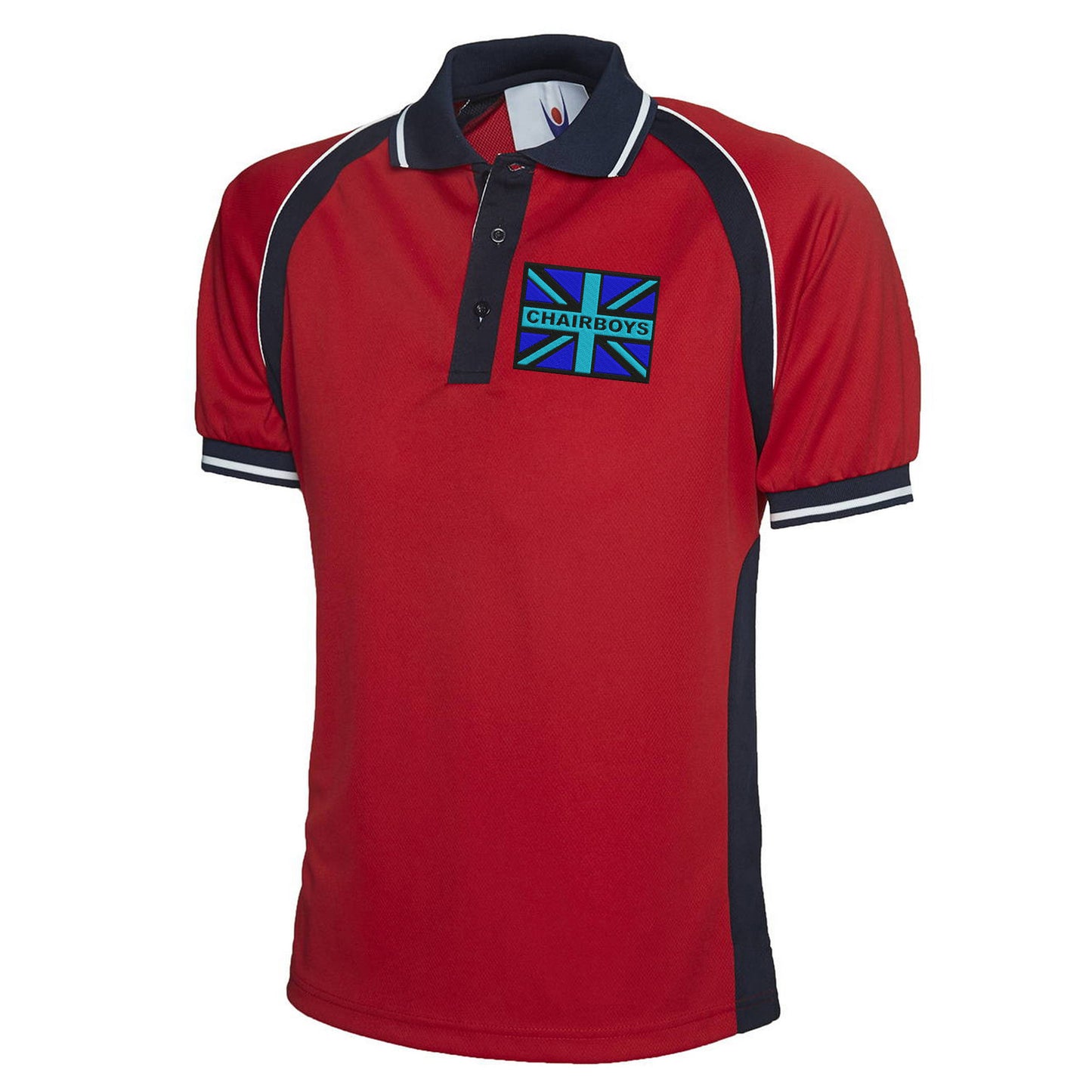 Chairboys Coloured Union Jack Polo Shirt