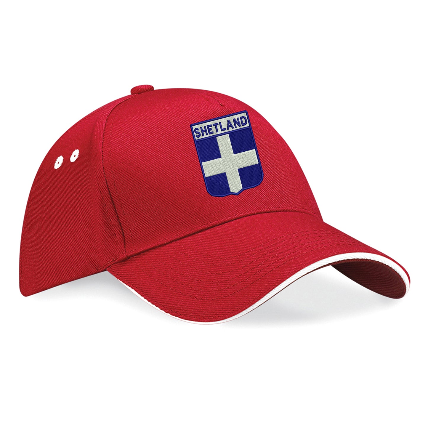 Shetland Flag of Scotland Shield baseball cap