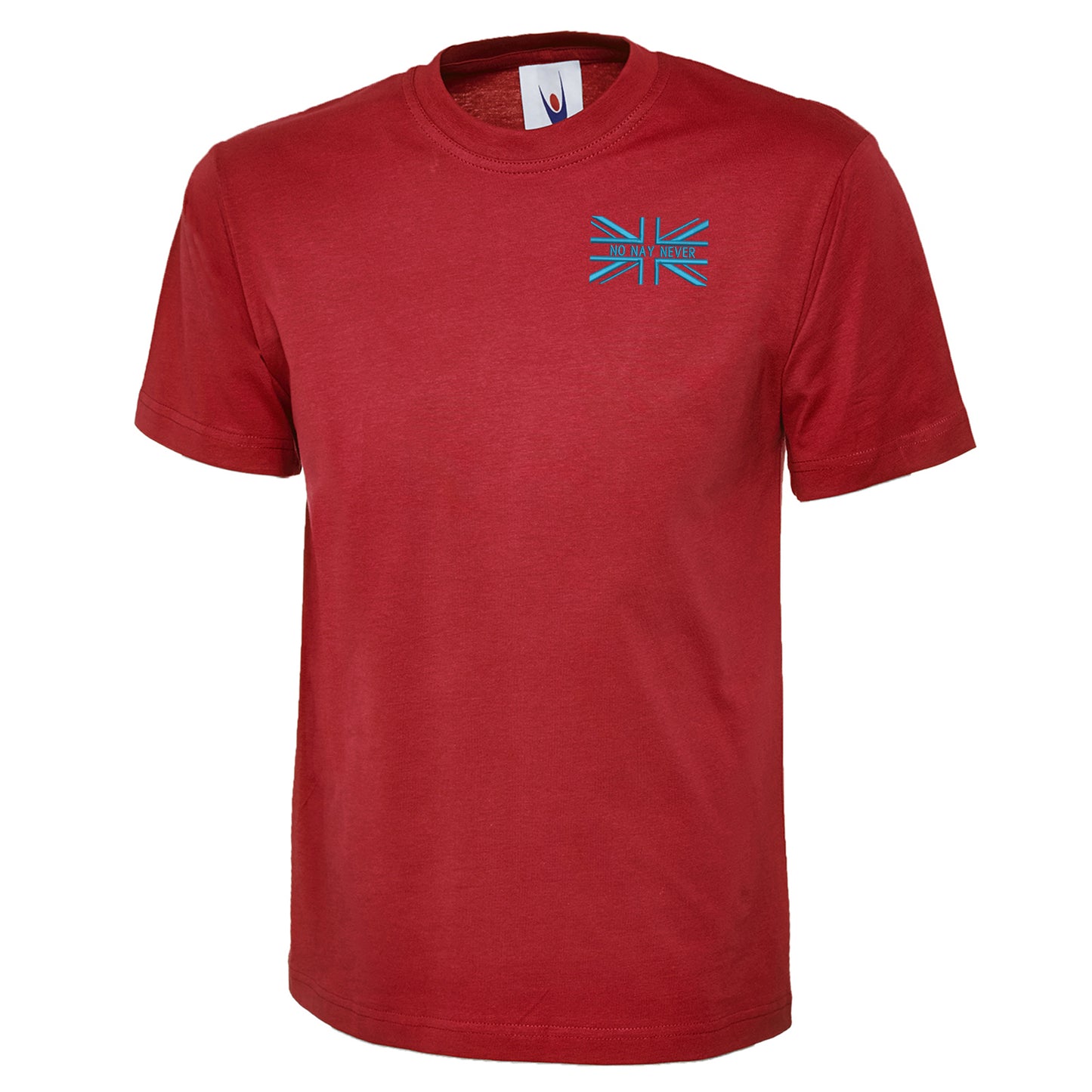 No Nay Never Union Jack Embroidered Classic T-Shirt