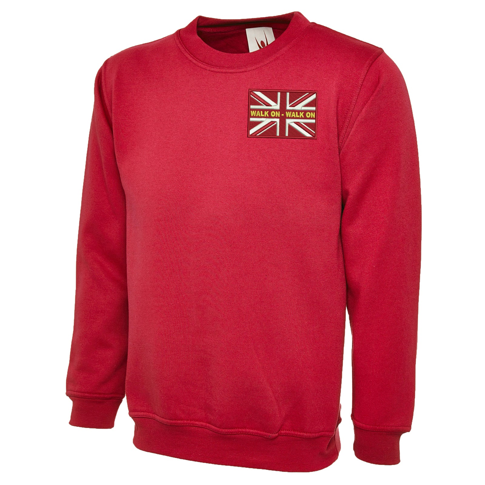 Walk On Walk On Coloured Union Jack Sweatshirt Shop for Football