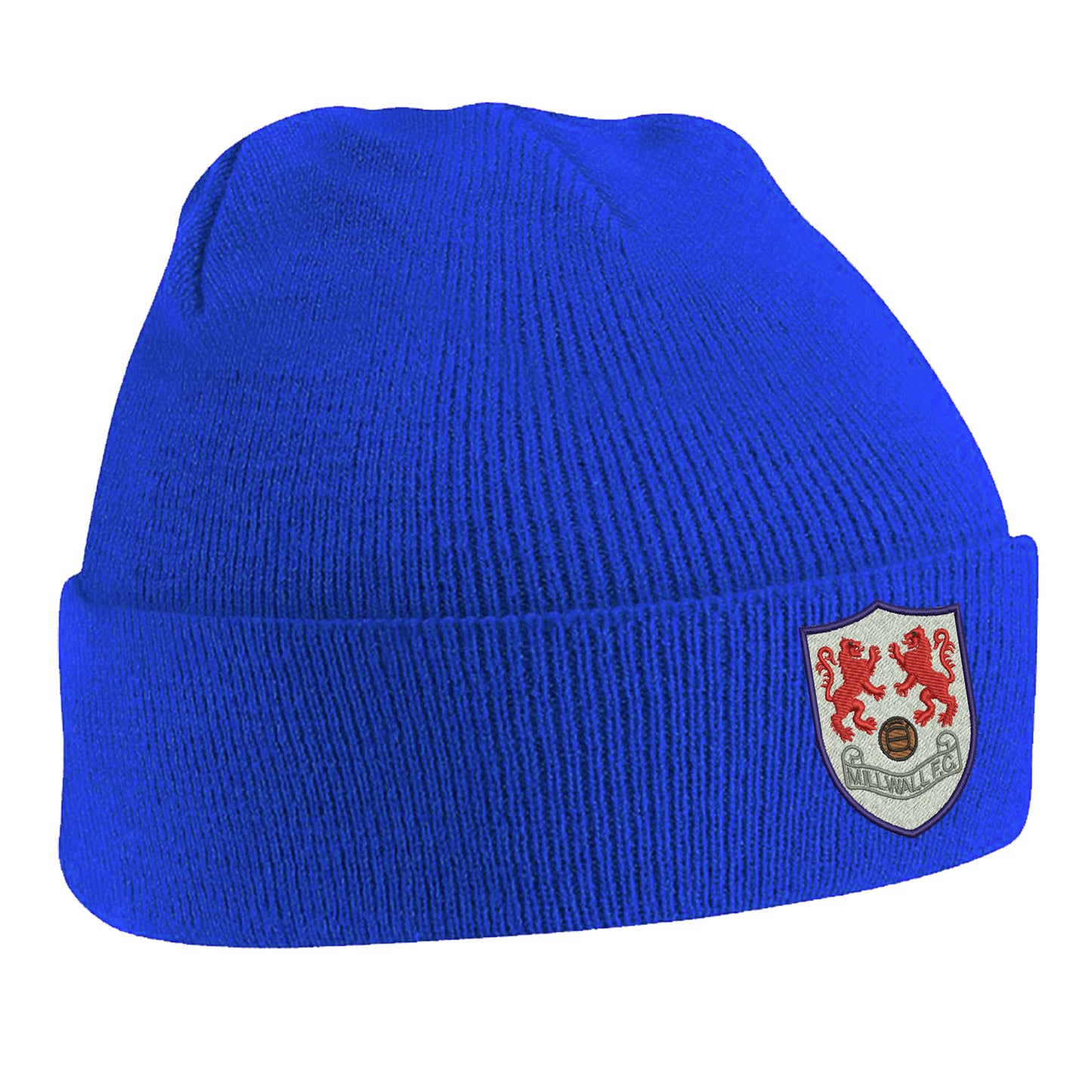 Retro Millwall 1956 Embroidered Beanie Hat