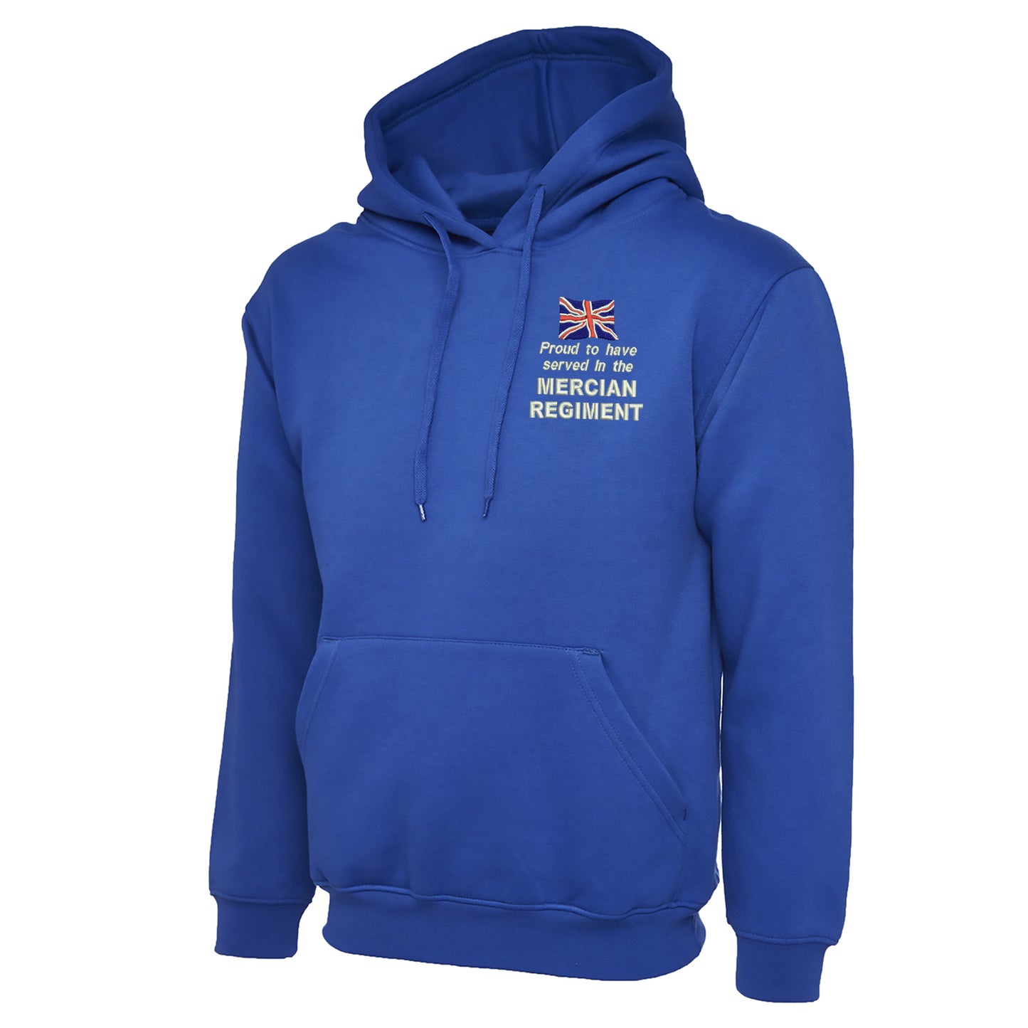 Proud to Have Served in The Mercian Regiment Embroidered Hoodie