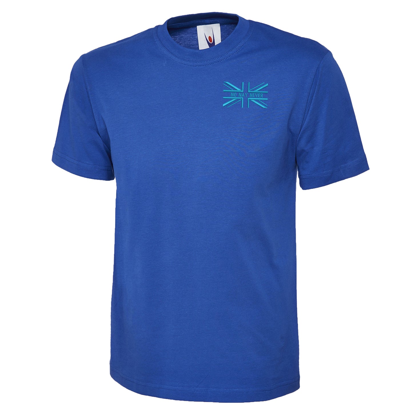 No Nay Never Union Jack Embroidered Classic T-Shirt