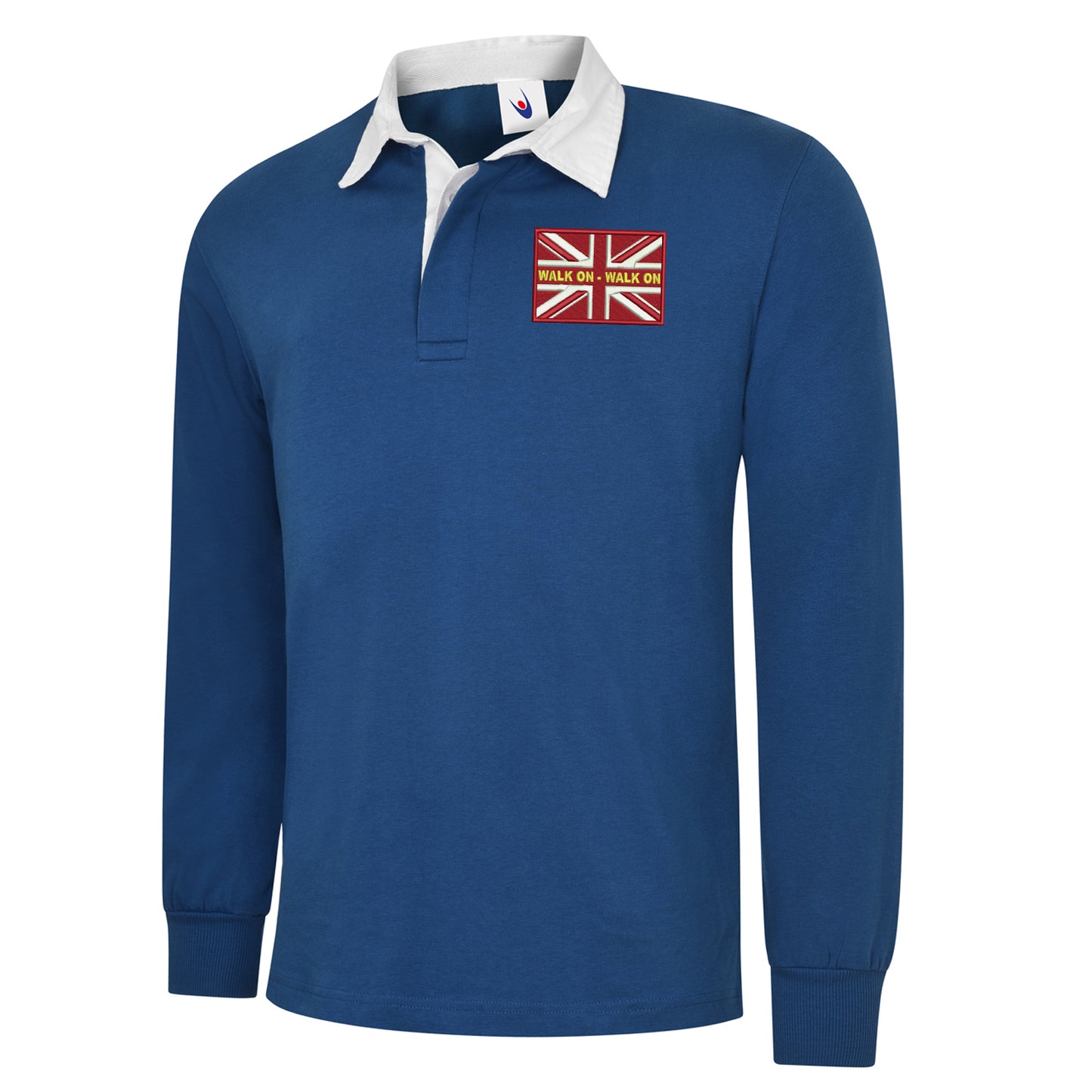 Walk On Walk On Coloured Union Jack Rugby Shirt