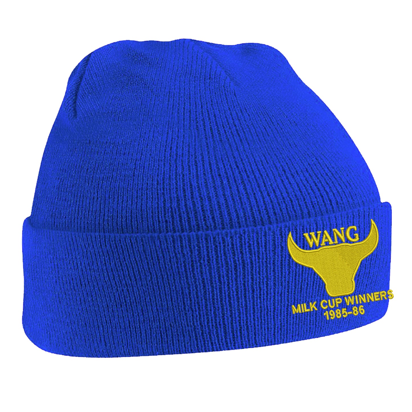 Retro Oxford Milk Cup Winners 1985-86 Embroidered Beanie Hat