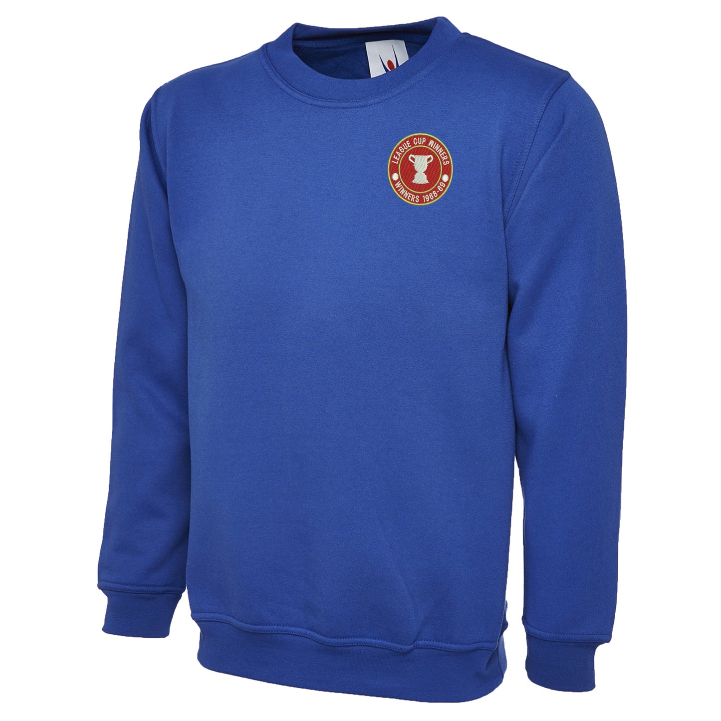 Retro Swindon Town Football League Cup Winners 1969 Embroidered Classic Sweatshirt