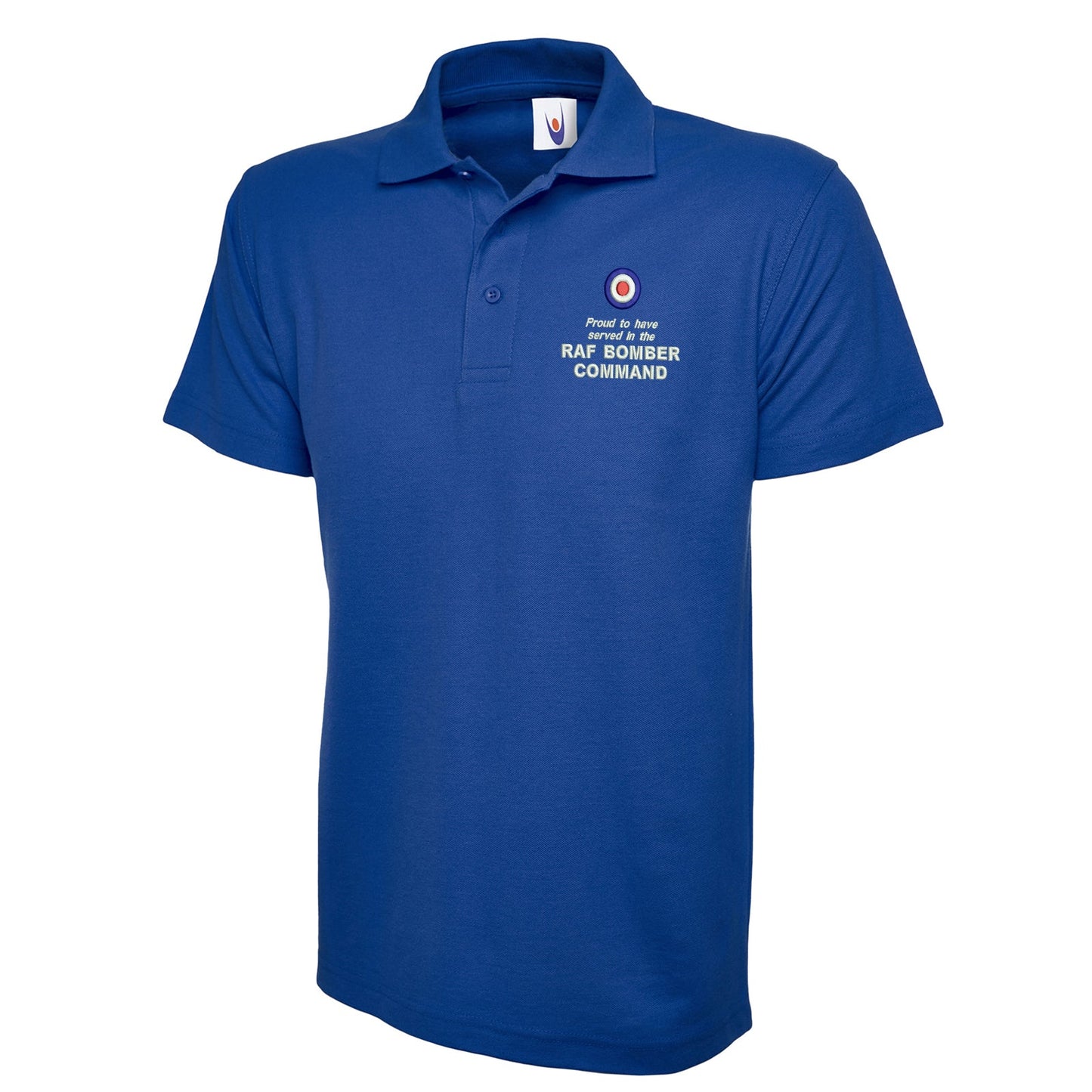 Proud to Have Served in The RAF Bomber Command Embroidered Classic Polo Shirt