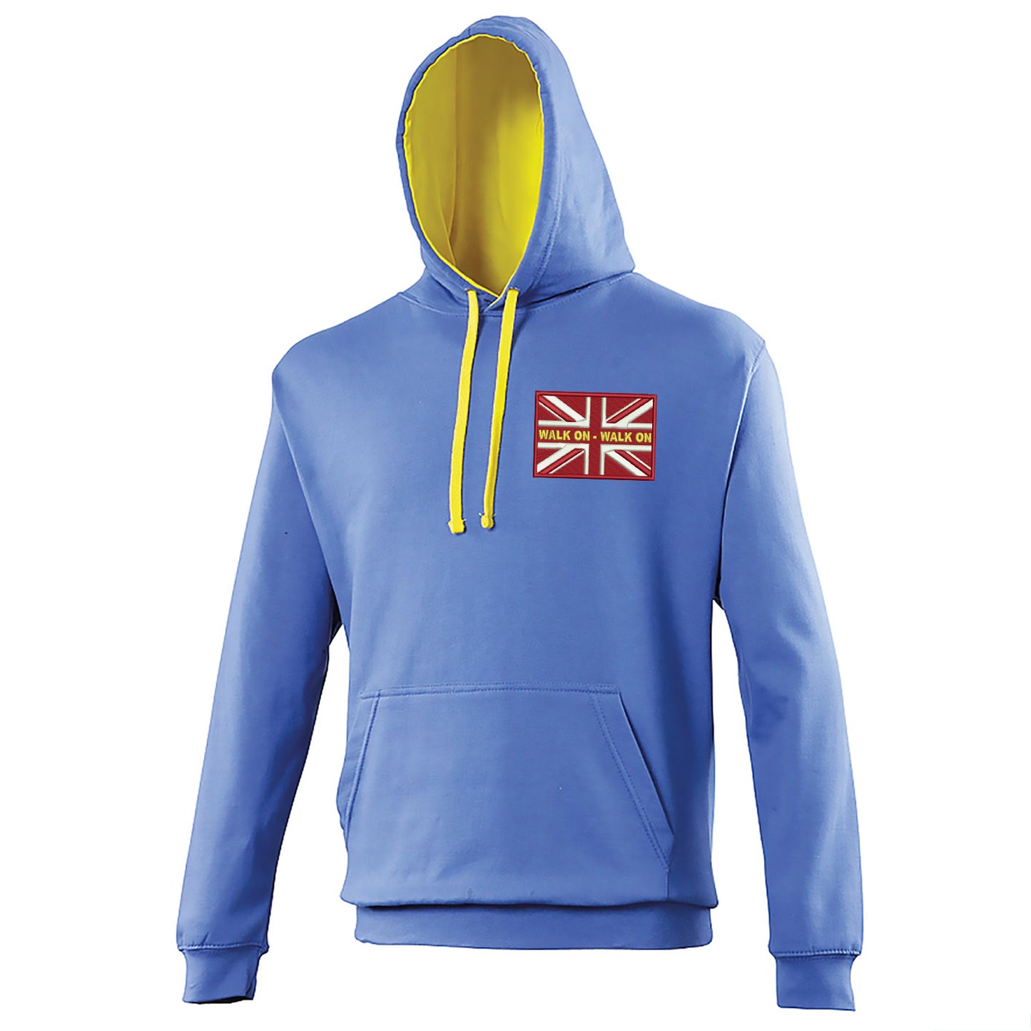 Walk On Walk On Coloured Union Jack Hoodie