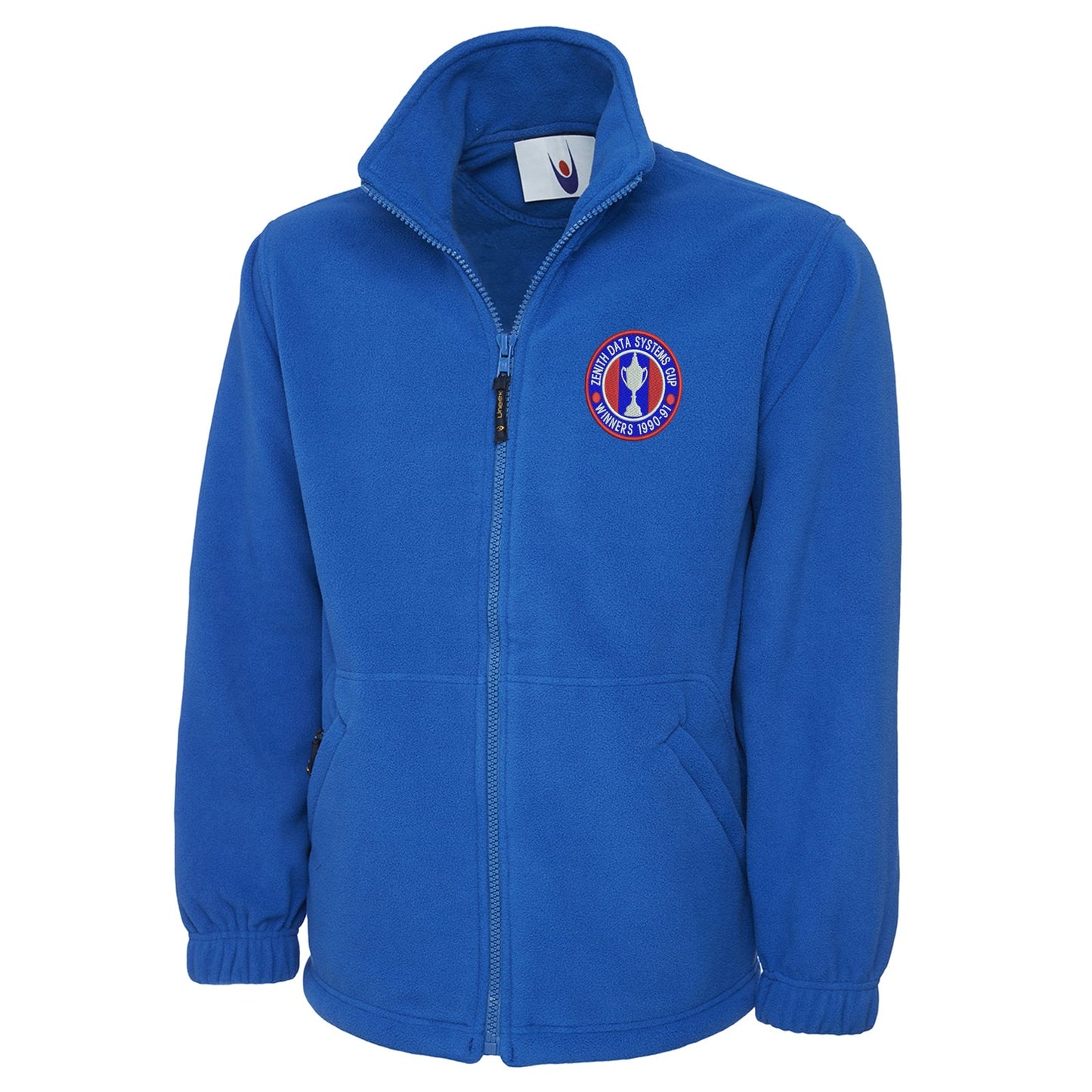 Retro Crystal Palace Zenith Data Systems Cup Winners 1991 Embroidered Premium Fleece