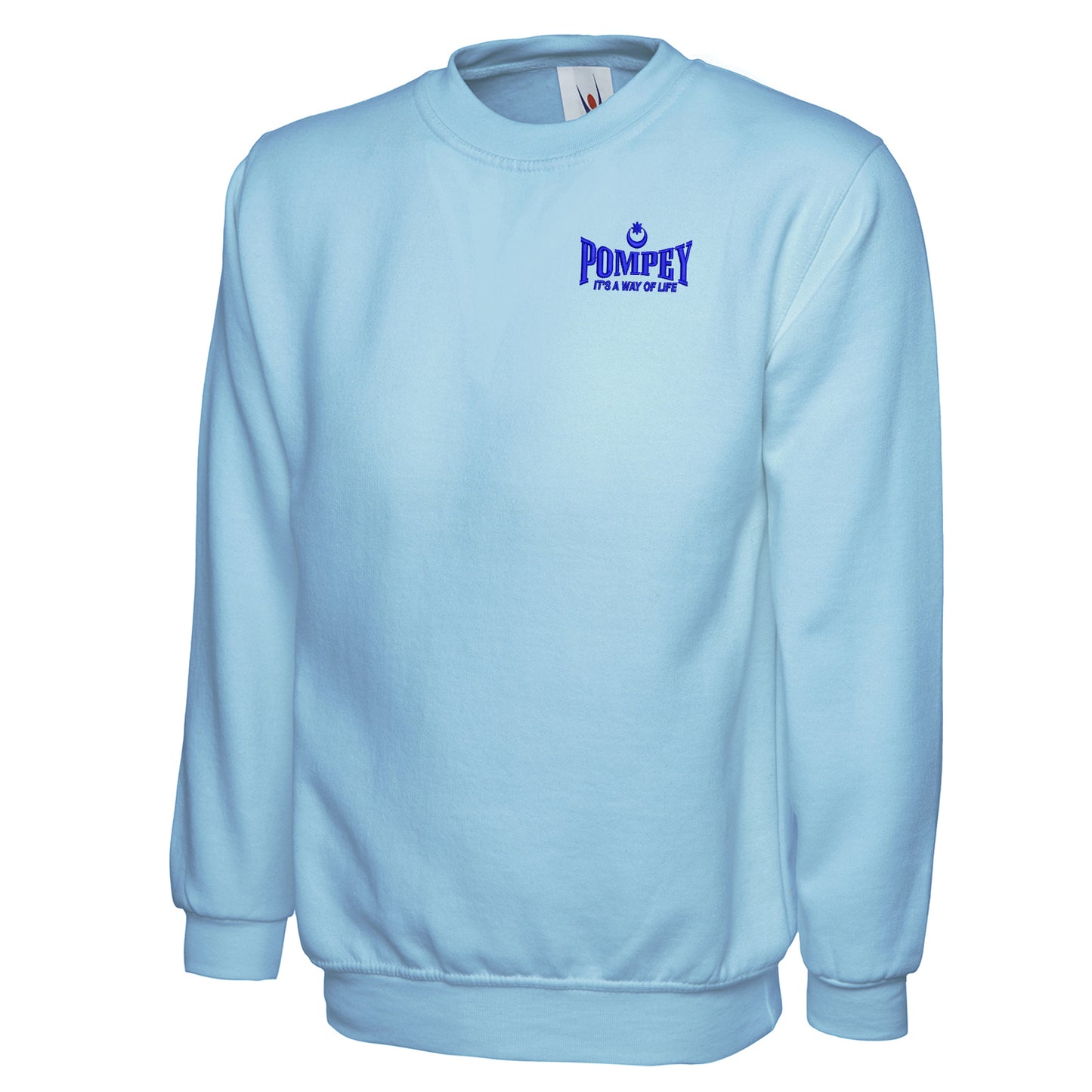 Pompey It's a Way of Life Embroidered Classic Sweatshirt