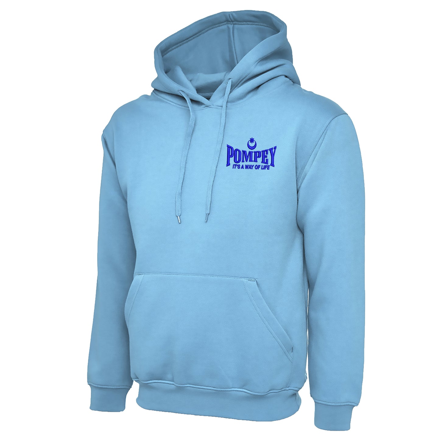 Pompey It's a Way of Life Embroidered Hoodie