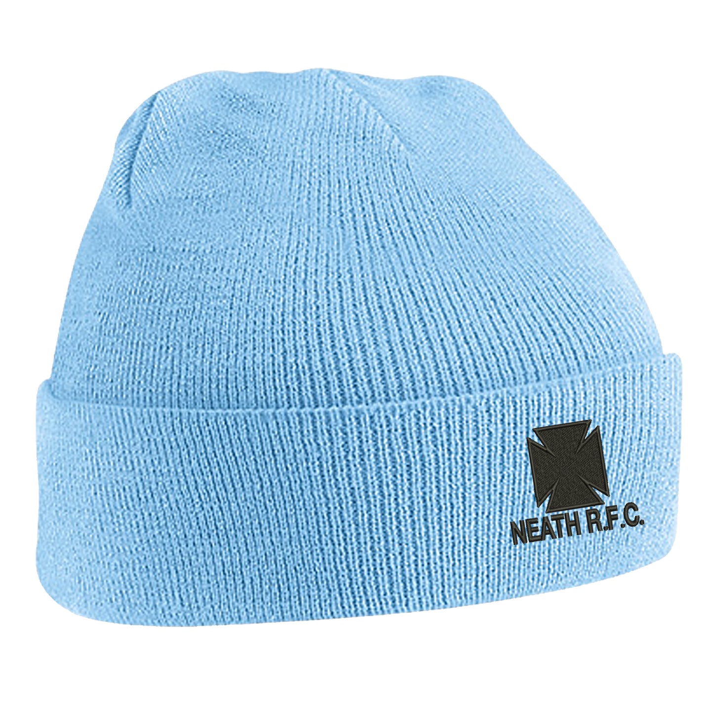 Retro Neath RFC Embroidered Beanie Hat
