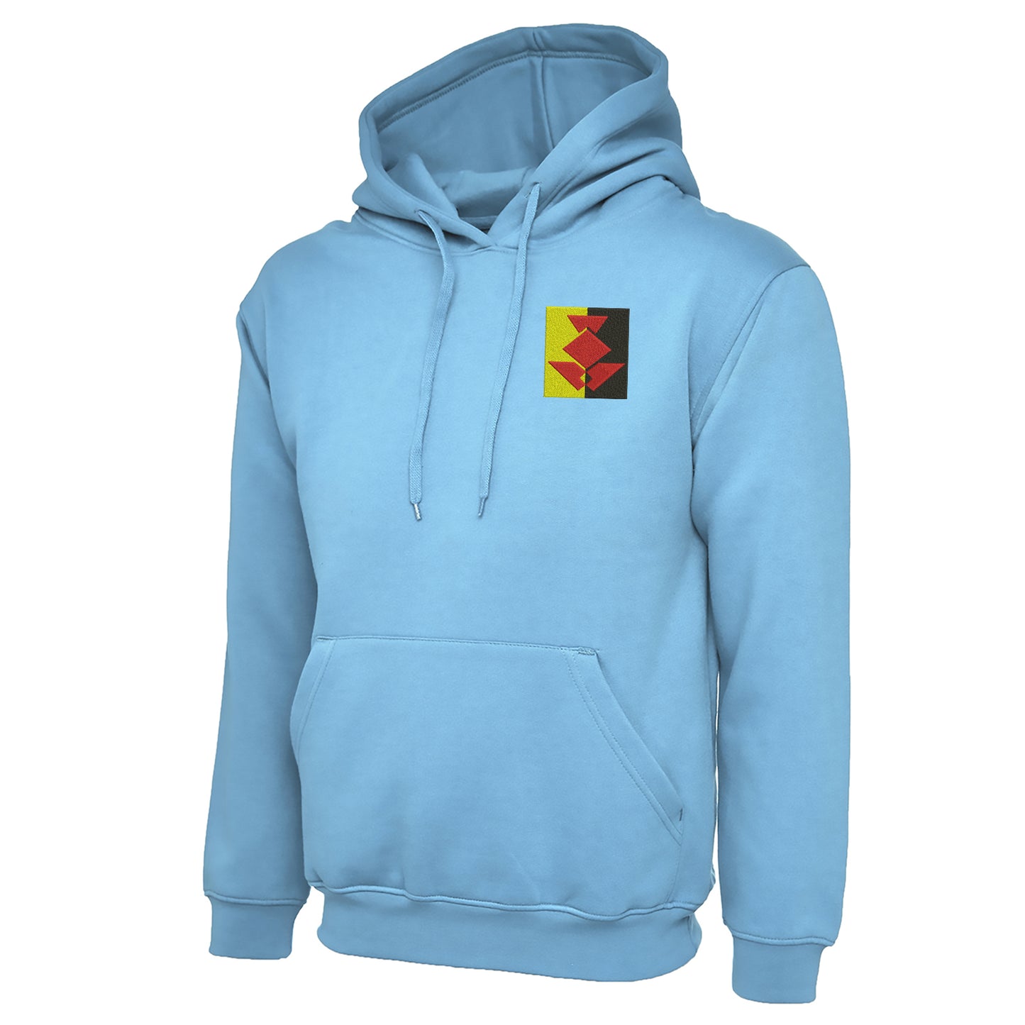 Retro Partick 1990 Embroidered Classic Hoodie