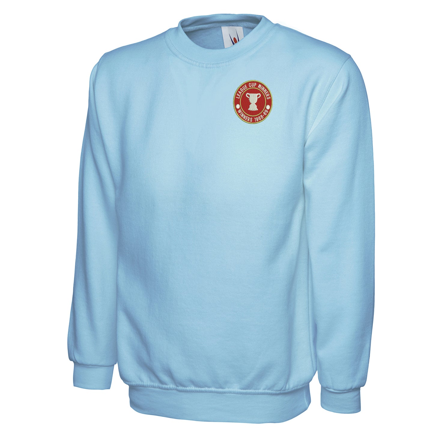Retro Swindon Town Football League Cup Winners 1969 Embroidered Classic Sweatshirt