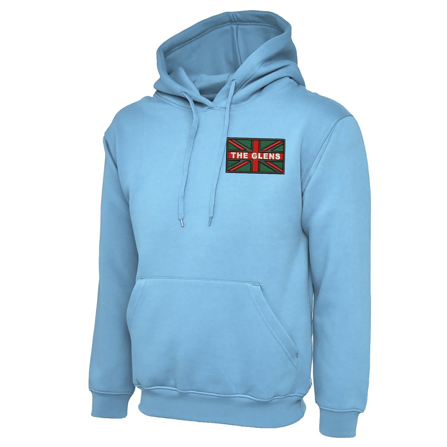 The Glens Coloured Union Jack Hoodie