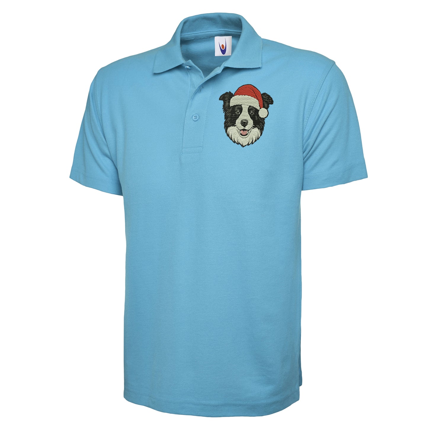 Border Collie Christmas Polo Shirt