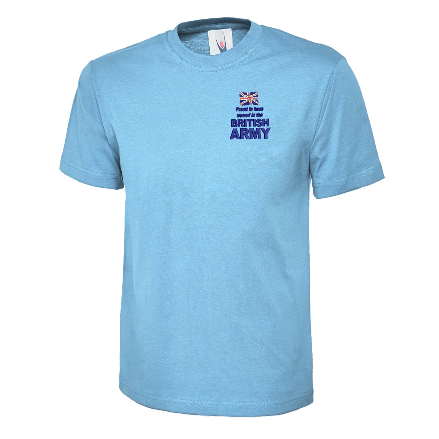 Proud to Have Served in The British Army Embroidered Children's T-Shirt