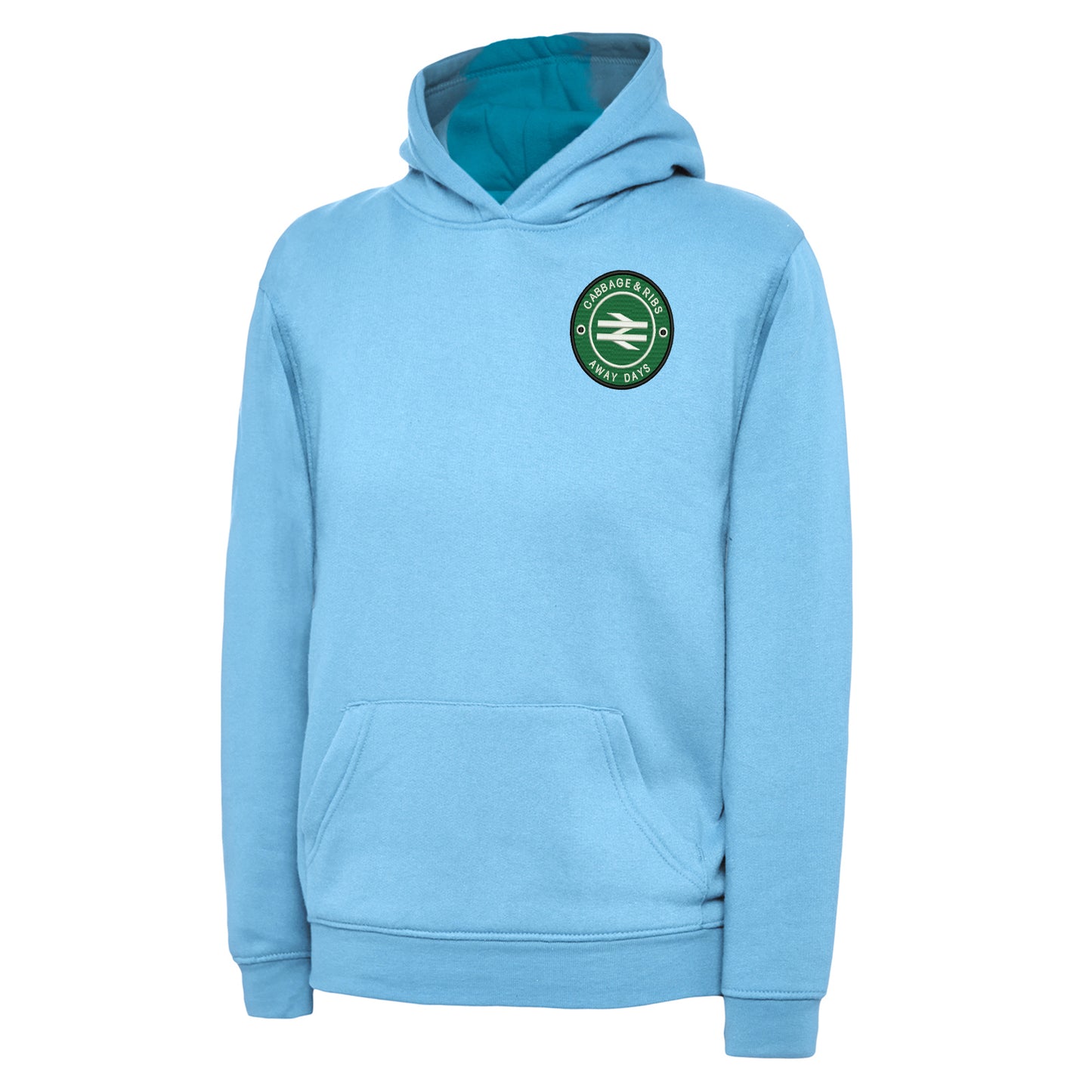 Cabbage & Ribs Away Days Embroidered Children's Hoodie