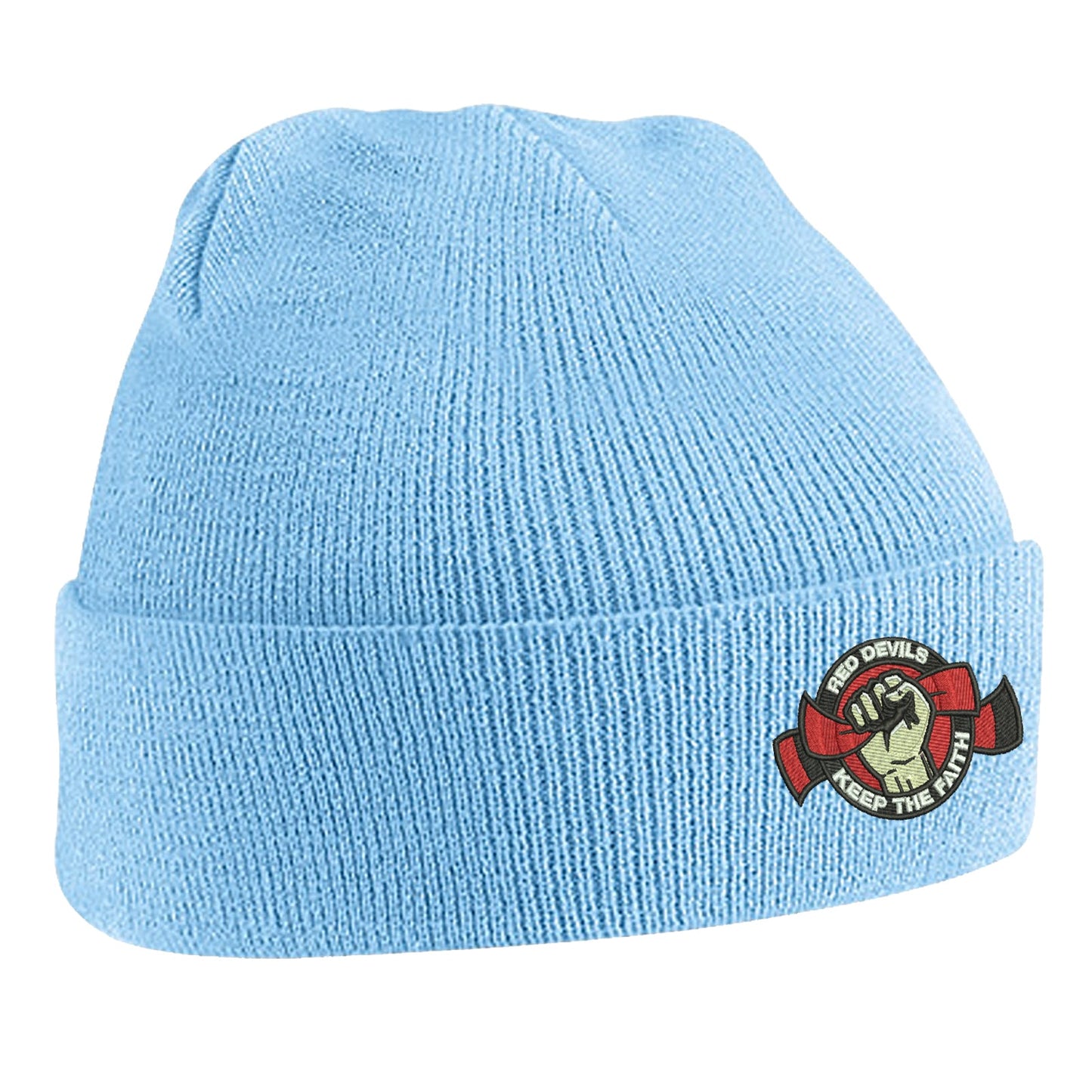 Red Devils Keep The Faith Beanie Hat