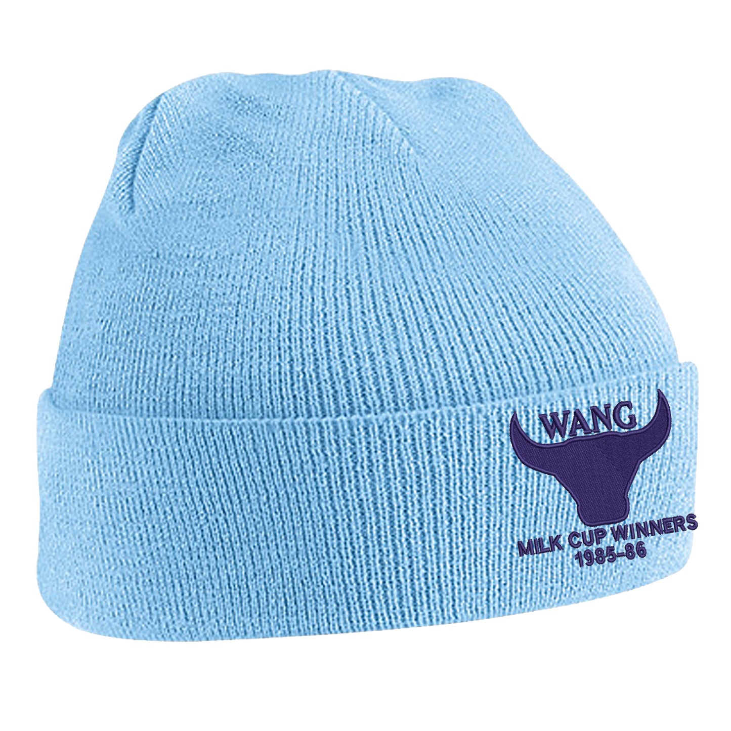 Retro Oxford Milk Cup Winners 1985-86 Embroidered Beanie Hat
