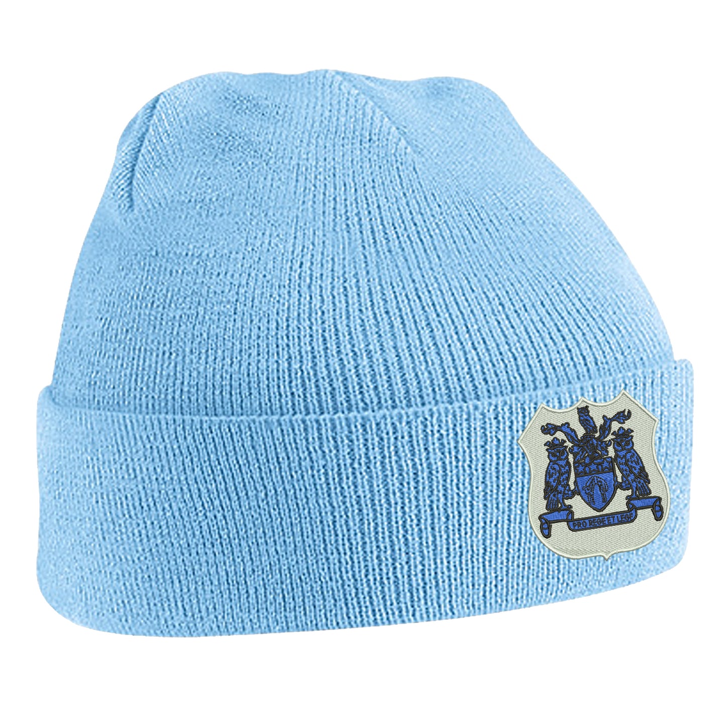 Retro Leeds 1950s Embroidered Beanie Hat