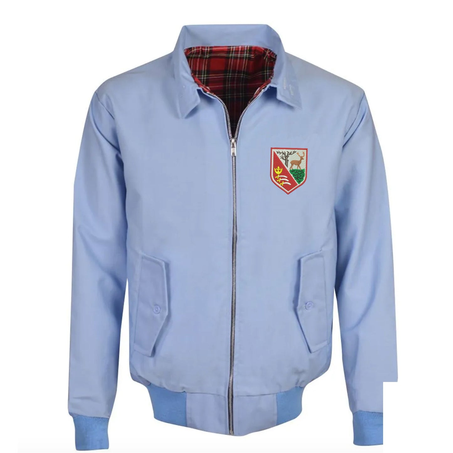 Retro Hayes Embroidered Classic Harrington Jacket