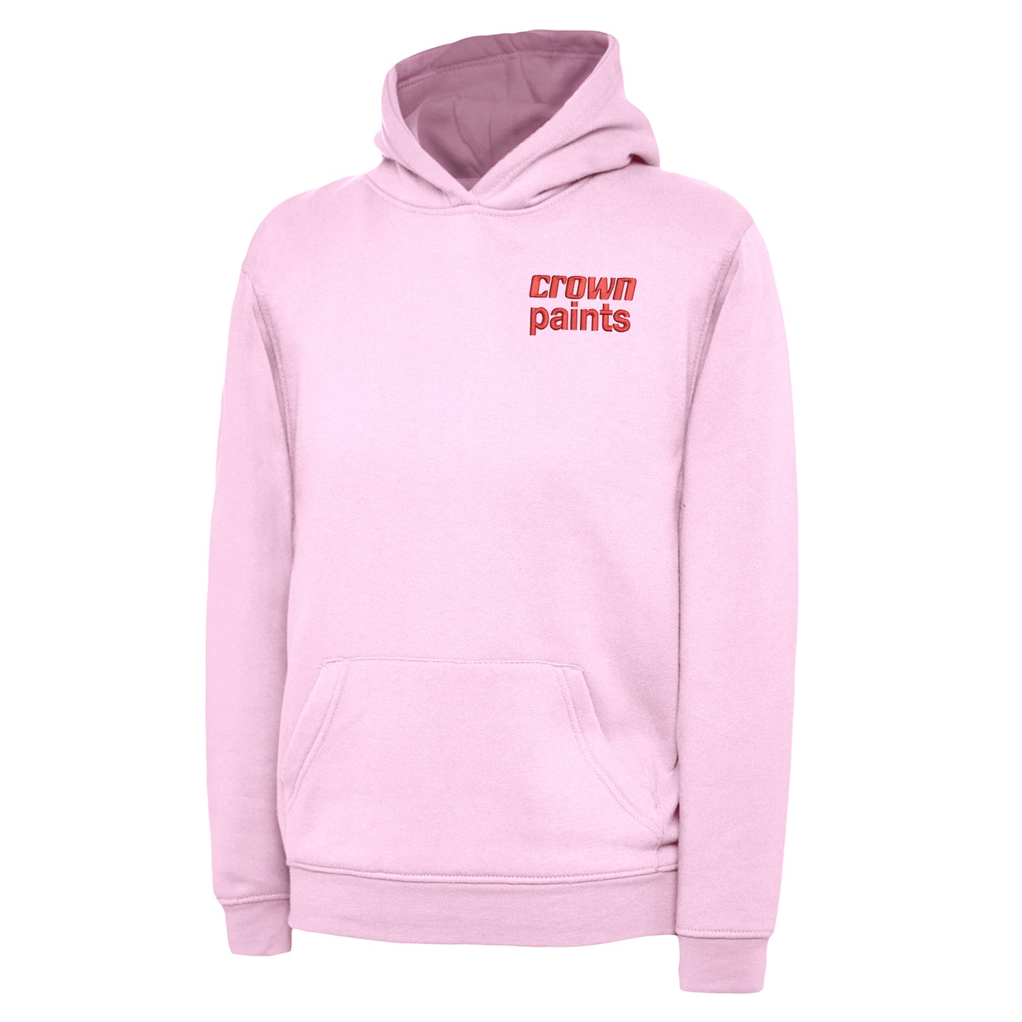 Retro Crown Paints Embroidered Children's Hoodie