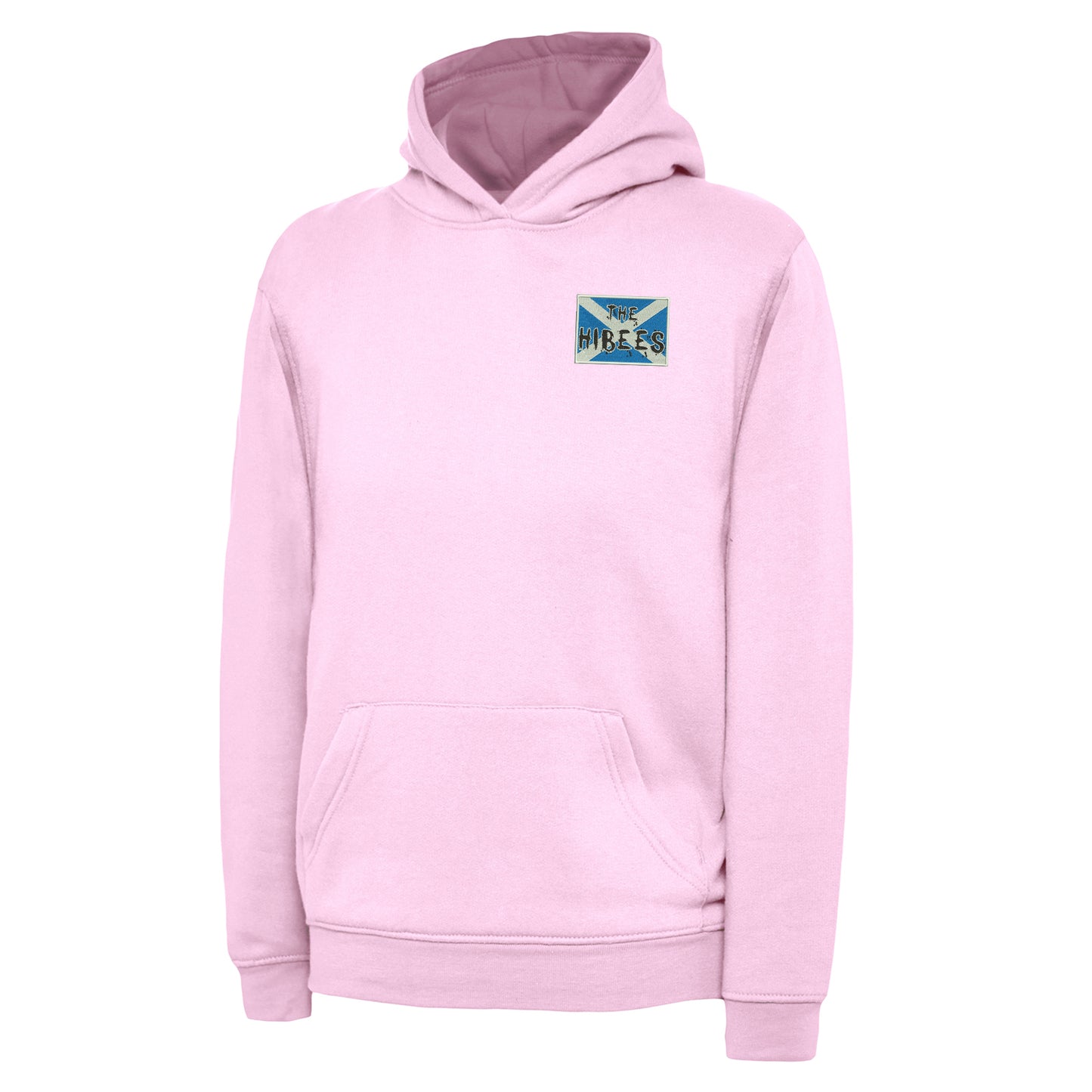 The Hibees Grunge Flag of Scotland Embroidered Children's Hoodie
