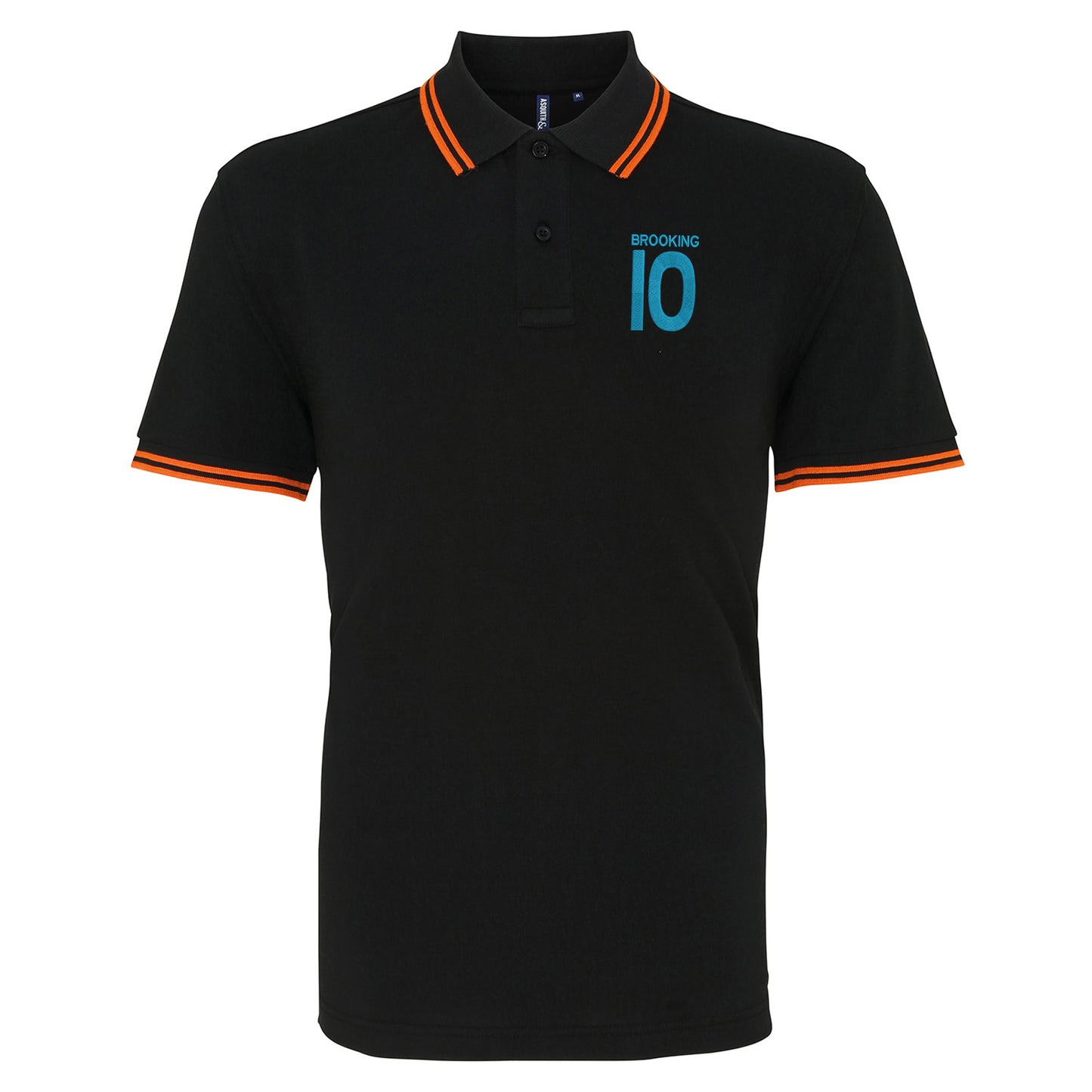 Brooking 10 Embroidered Tipped Polo Shirt