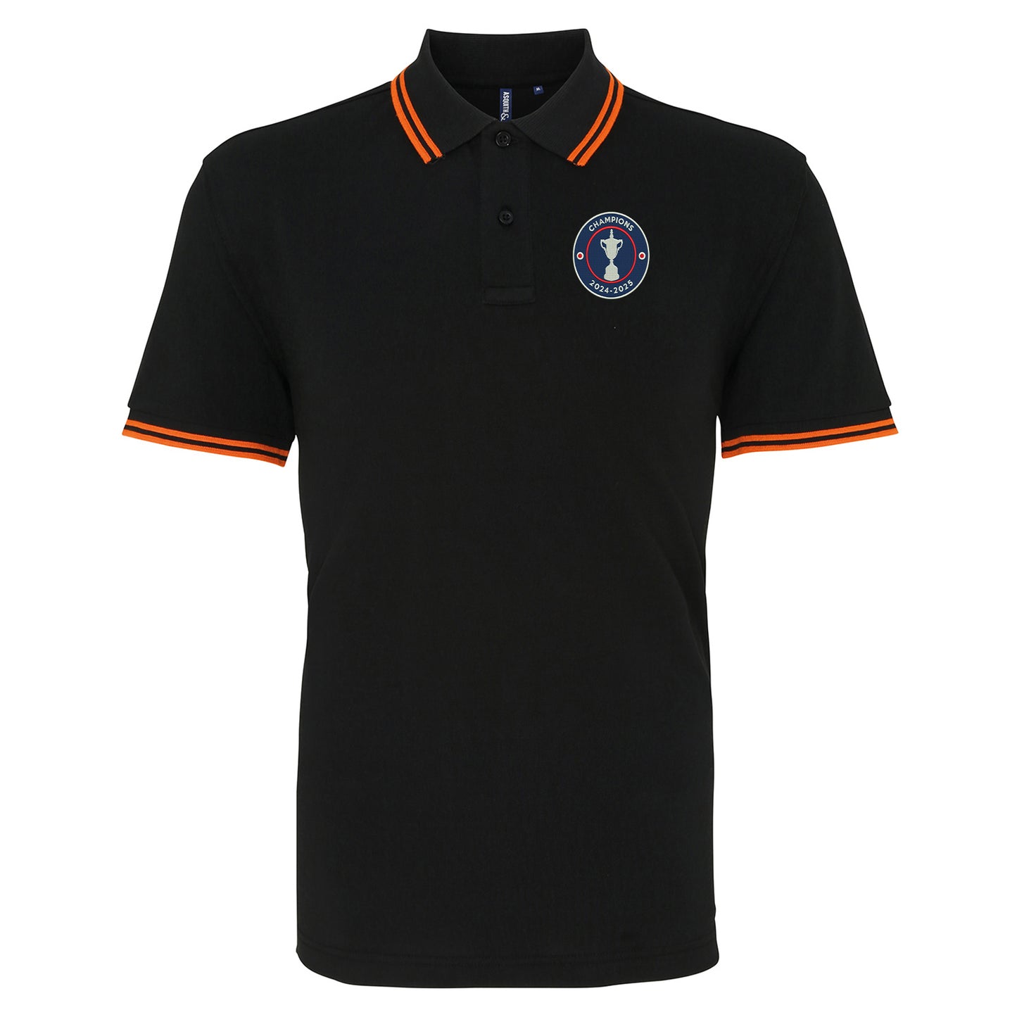 Falkirk Champions 2025 Tipped Polo Shirt