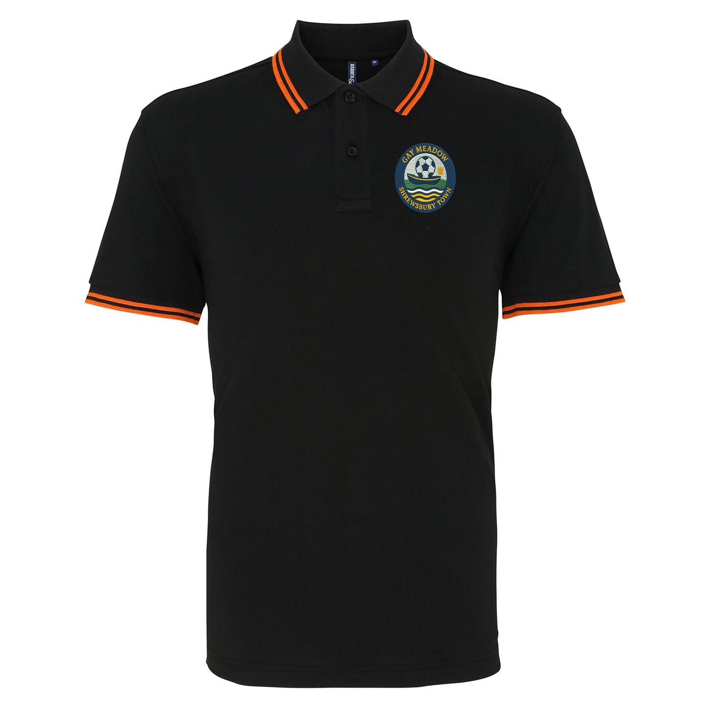Gay Meadow Shrewsbury Town Tipped Polo Shirt