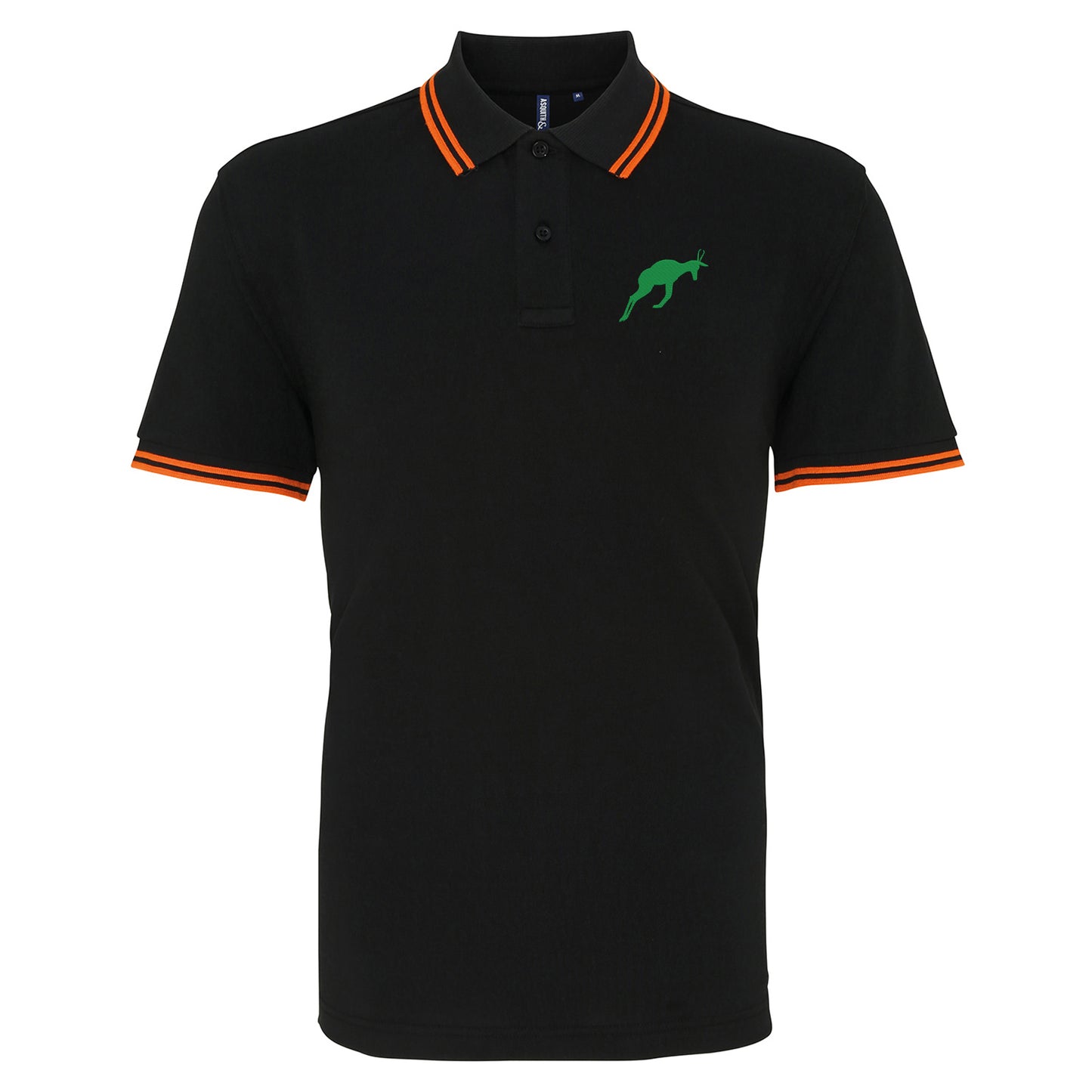 Retro South Africa Rugby 1906 Embroidered Tipped Polo Shirt